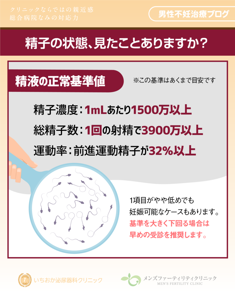 精子の状態、見たことありますか?