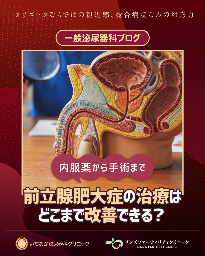 前立腺肥大症の治療はどこまで改善できる？内服薬から手術まで