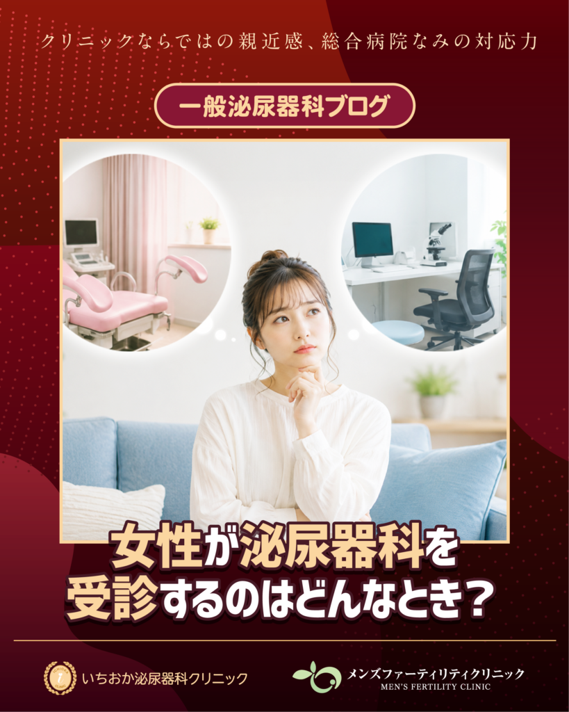 女性が泌尿器科を受診するのはどんなとき？