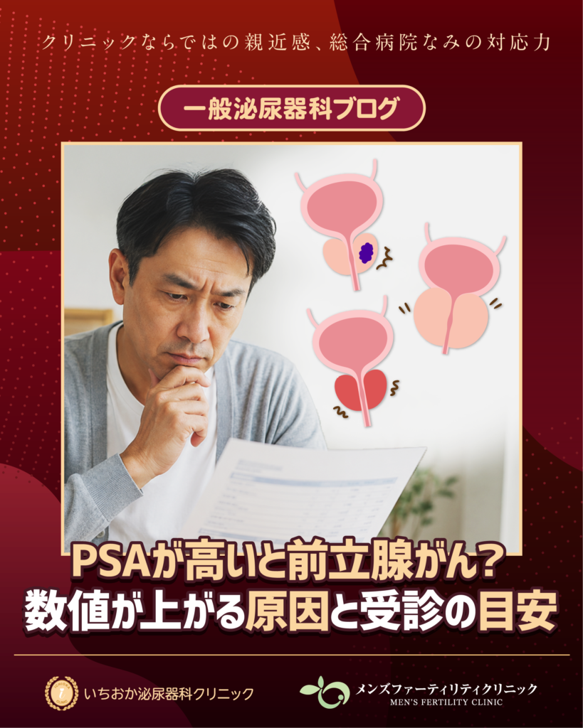  PSAが高いと前立腺がん？数値が上がる原因と受診の目安